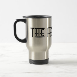 Die Fan-Aufenthaltsraum-Pendler-Tasse - Schwarzes Reisebecher