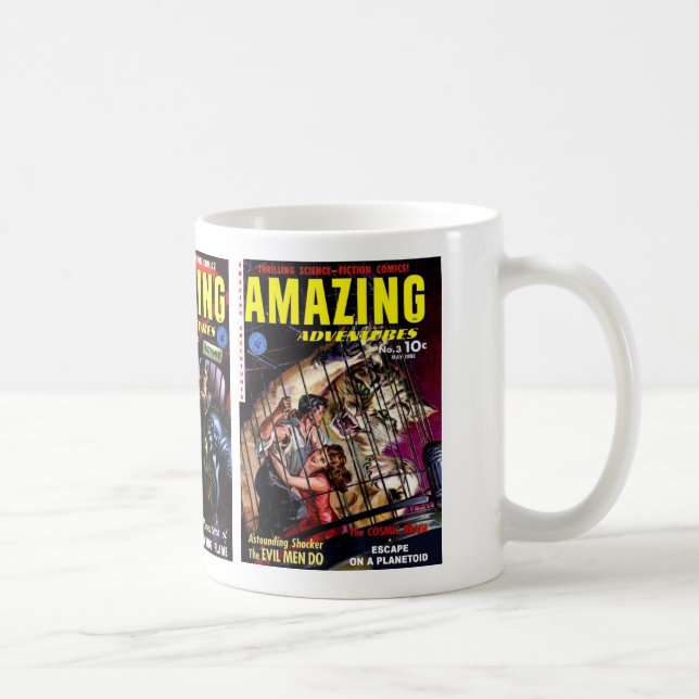 Die fantastische Abenteuer-Tasse Kaffeetasse (Rechts)