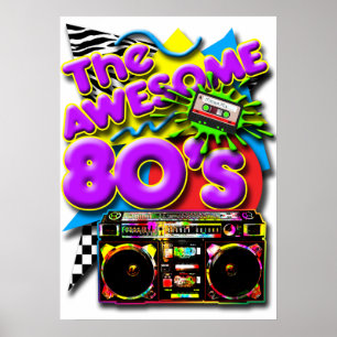 Die fantastischen 80er poster