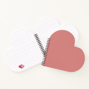 Die Farbe neu rosa Notizbuch