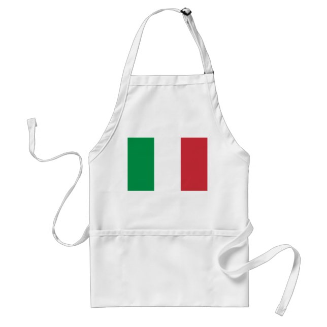 Die Farben der grünen und roten italienischen Fahn Schürze (Vorne)
