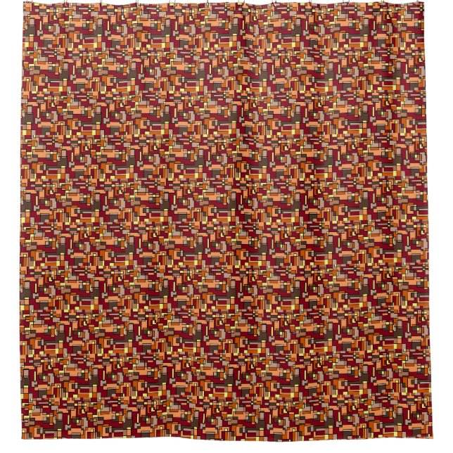 Die Farben der Natur warmer Tone-Duschvorhang Duschvorhang (Vorderseite)