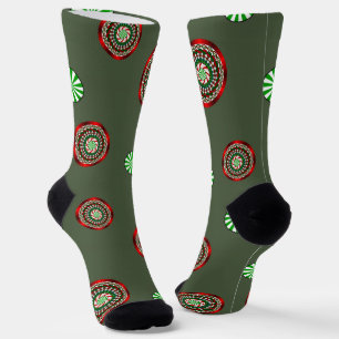 Die Farben der Weihnachten Socken