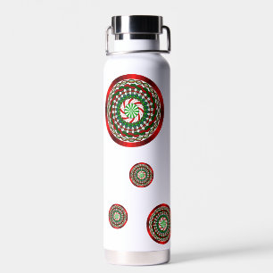Die Farben der Weihnachten Trinkflasche