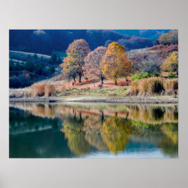 Die Farben des Herbstes Poster