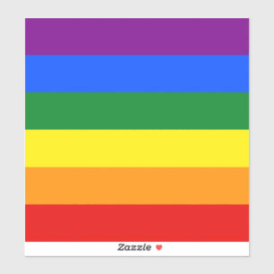 Die Farben des Regenbogens Aufkleber