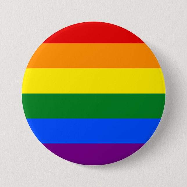 Die Farben des Regenbogens Button (Vorderseite)