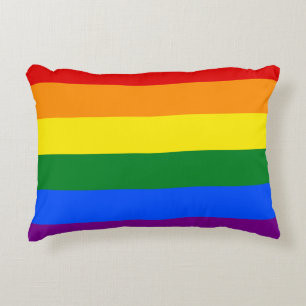 Die Farben des Regenbogens Dekokissen