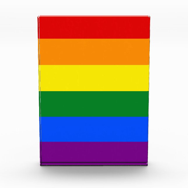 Die Farben des Regenbogens Fotoblock (Vorderseite)