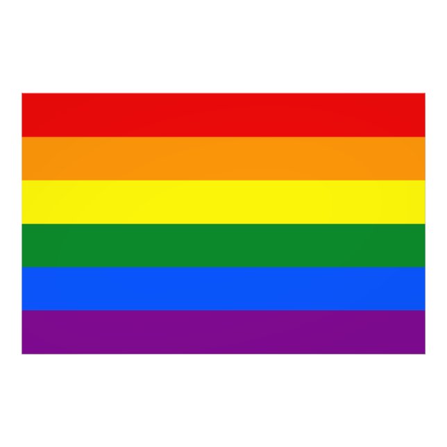 Die Farben des Regenbogens Fotodruck (Vorne)