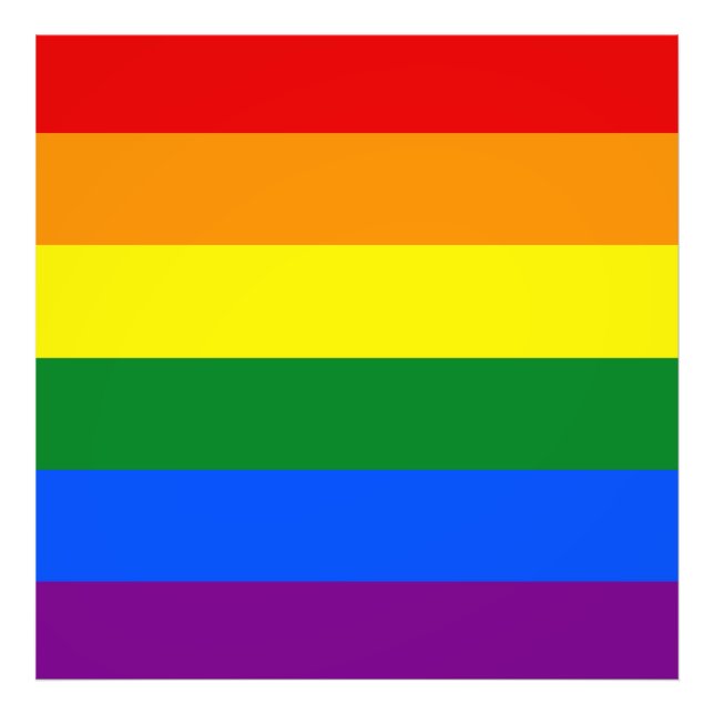 Die Farben des Regenbogens Fotodruck (Vorne)