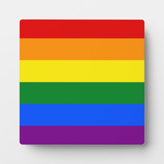 Die Farben des Regenbogens Fotoplatte (Vorderseite)