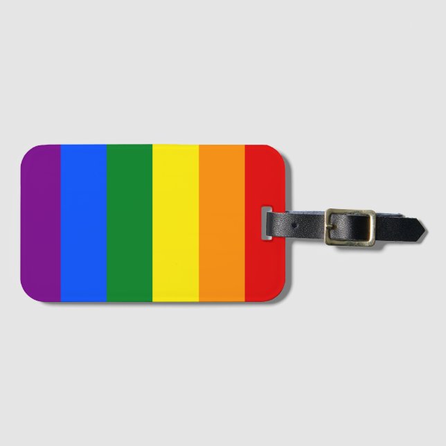 Die Farben des Regenbogens Gepäckanhänger (Vorderseite (Horizontal))