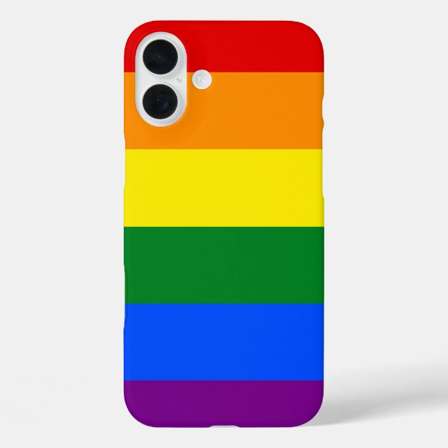 Die Farben des Regenbogens iPhone 16 Plus Hülle (Rückseite)