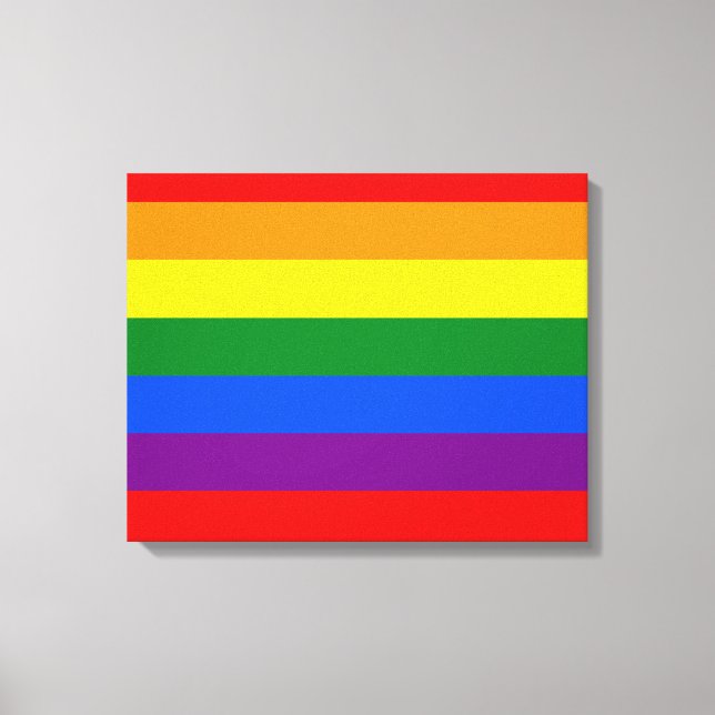 Die Farben des Regenbogens Leinwanddruck (Vorderseite)