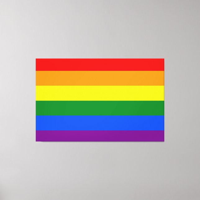 Die Farben des Regenbogens Leinwanddruck (Vorderseite)