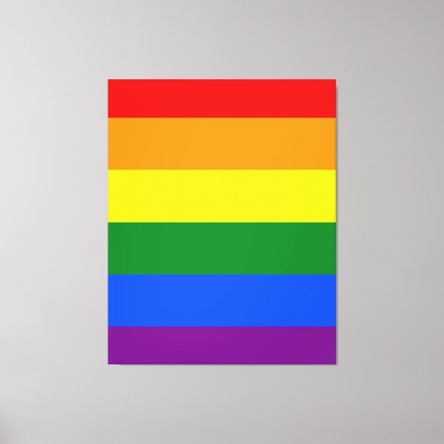 Die Farben des Regenbogens Leinwanddruck (Vorderseite)