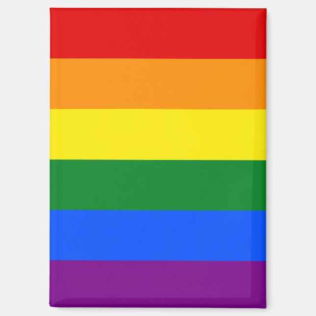 Die Farben des Regenbogens Magnet (Vorderseite)