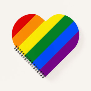 Die Farben des Regenbogens Notizbuch