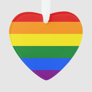 Die Farben des Regenbogens Ornament