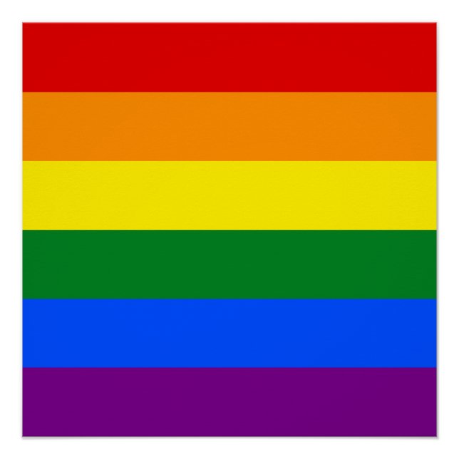 Die Farben des Regenbogens Poster (Vorderseite)
