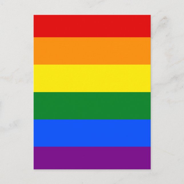 Die Farben des Regenbogens Postkarte (Vorderseite)