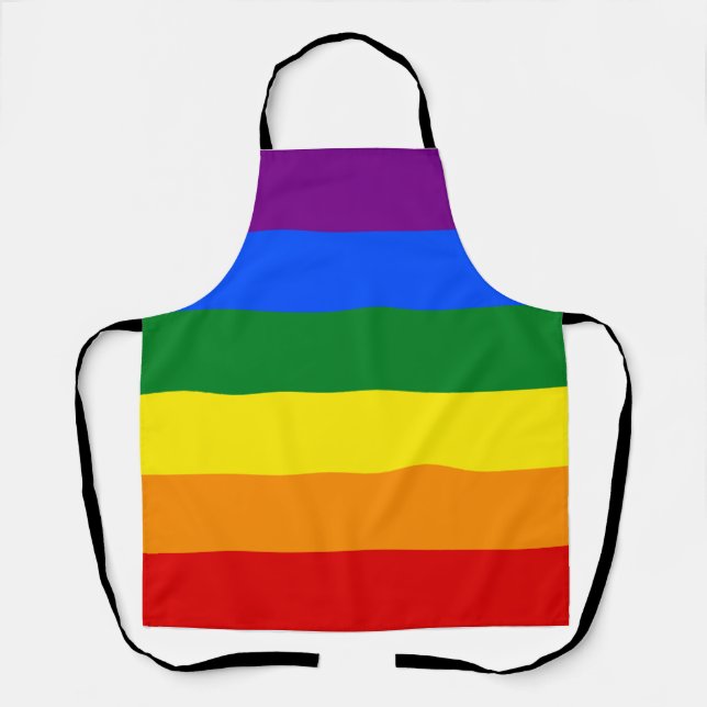 Die Farben des Regenbogens Schürze (Vorderseite)