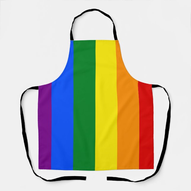Die Farben des Regenbogens Schürze (Vorderseite)