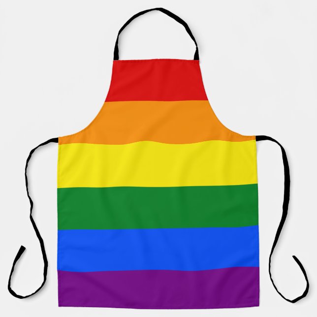 Die Farben des Regenbogens Schürze (Vorderseite)