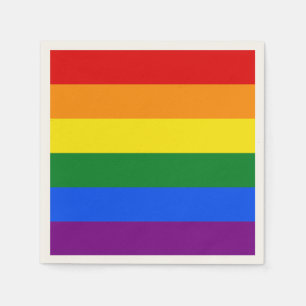 Die Farben des Regenbogens Serviette