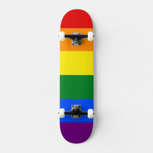 Die Farben des Regenbogens Skateboard