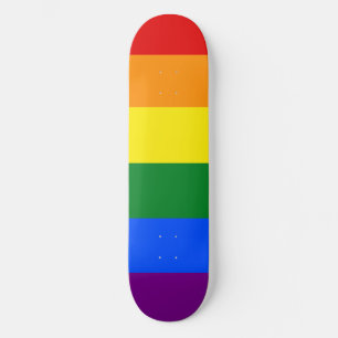 Die Farben des Regenbogens Skateboard