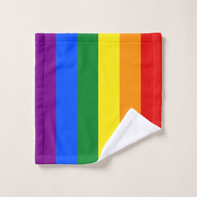 Die Farben des Regenbogens Waschlappen (Waschlappen)