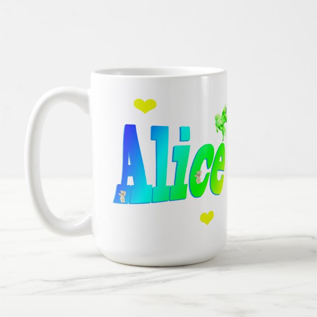 Die Farben für Alice, Kaffeetasse (Links)
