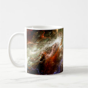 Die Farben in der Serie, Extravagante Farbe. Hinte Kaffeetasse