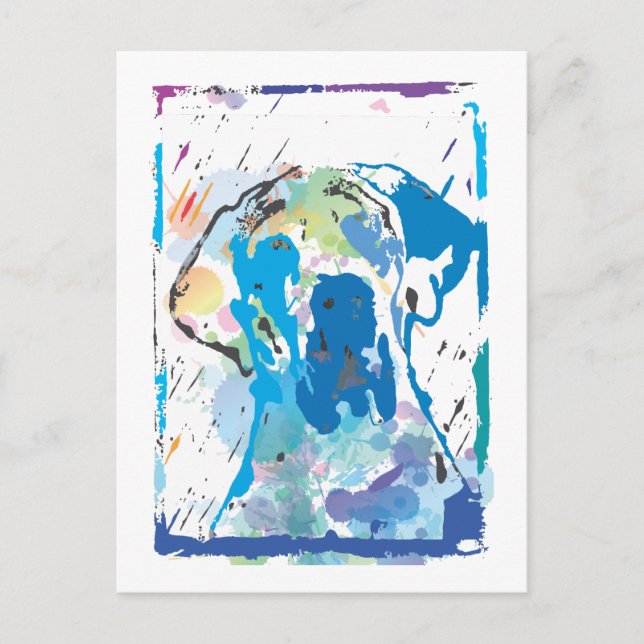 Die Farben sind trocken Postkarte (Vorderseite)