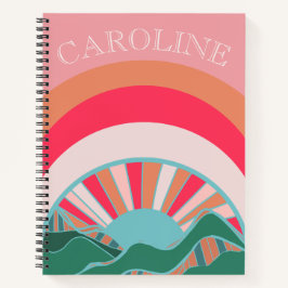 Die farbenfrohe Bergwelt Notizbuch