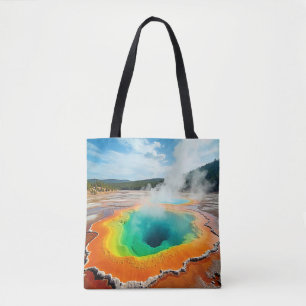 Die farbenfrohe Kunst des heißen Frühlings Tasche