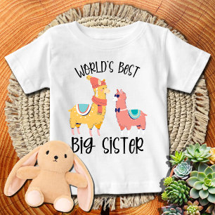 Die farbenfrohe Llamas-Welt ist die beste große Sc Baby T-shirt