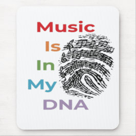 Die farbenfrohe Musik ist in meinen DNS-Musiknoten Mousepad