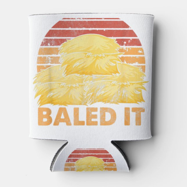 Die Farm der Farm Joke Hay Bale Pun Dosenkühler (Vorderseite)