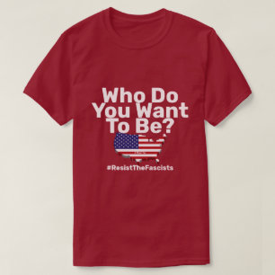 Die Faschisten widerstehen (dunkel) - Ein MisterP- T-Shirt