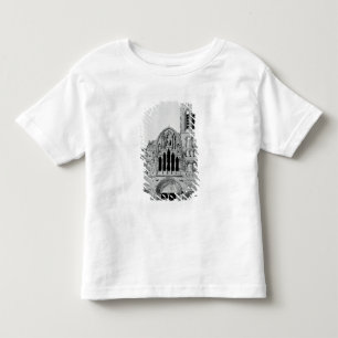 Die Fassade von La Madeleine de Vezelay Kleinkind T-shirt