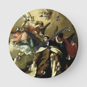 Die Faszination St. Therese - Fontebasso Runde Wanduhr