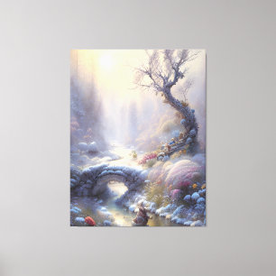 Die faszinierende Winterwelt Wunderland Landschaft Leinwanddruck