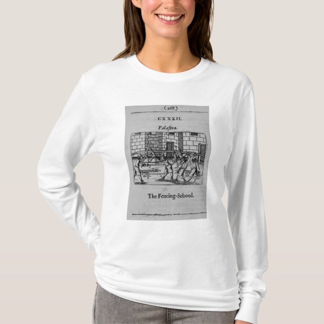 Die fechtende Schule T-Shirt (Vorderseite)