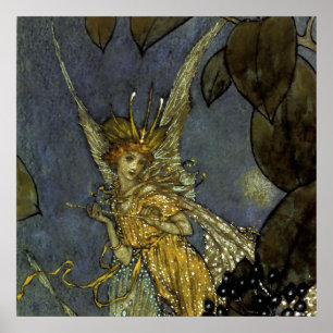 „Die Fee-Königin“ von Edmund Dulac Poster