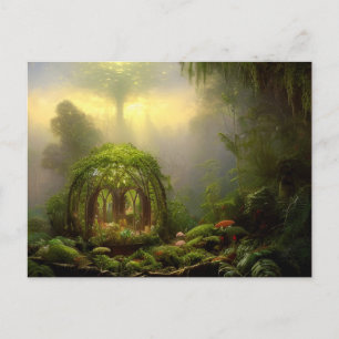 Die Feenlaube Fantasy-Kunst  Postkarte