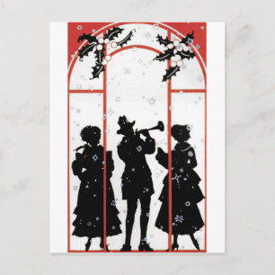 Die Feiertagsmusiker Feiertagspostkarte