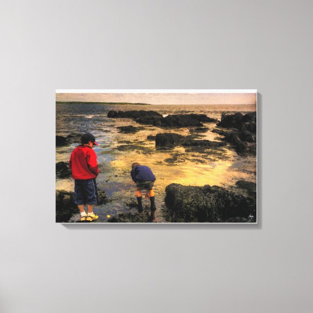 Die Feldausflugkarte Leinwanddruck (Vorderseite)